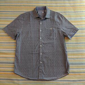 Men's Michael Brandon Short Sleeve Button Down Shirt Small Good Condition!